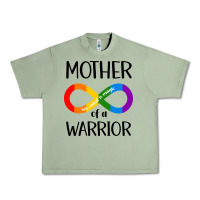 Oil Green Mother Of Warrior Urban Heavy Tee - CowhideDigitalArt