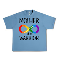 Pebble Blue Mother Of Warrior Urban Heavy Tee - CowhideDigitalArt