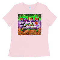 Bubblegum Pink salem witch company tumbler Ladies Tee - BundleAndBundleShop