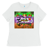 White salem witch company tumbler Ladies Tee - BundleAndBundleShop
