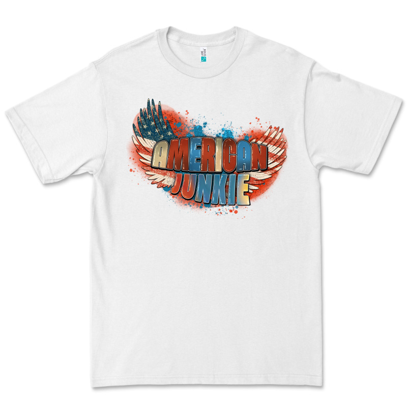 American Junkie 4th Of July Premium Tee by FaDigitalArtStudio | Teevron