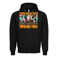 Black heifers and sunflowers Zipper Hoodie - Jasminsmagicworld
