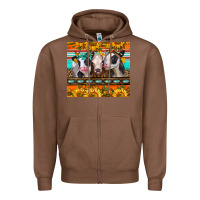 Chestnut heifers and sunflowers Zipper Hoodie - Jasminsmagicworld