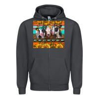 Smoke heifers and sunflowers Zipper Hoodie - Jasminsmagicworld