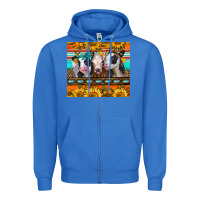 True Royal heifers and sunflowers Zipper Hoodie - Jasminsmagicworld