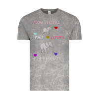 Cloud Rock Just A Girl Who Loves Elephants Vintage Tee - Bettercallsaul