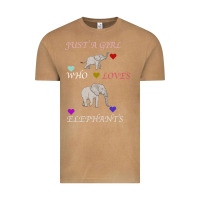 Vintage Camel Just A Girl Who Loves Elephants Vintage Tee - Bettercallsaul
