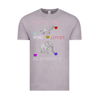 Vintage Zinc Just A Girl Who Loves Elephants Vintage Tee - Bettercallsaul