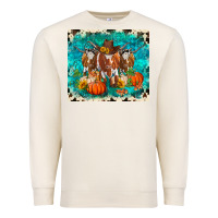 Sandshell fall longhorn cows Premium Sweatshirt - RanaPortraitStore