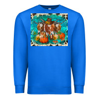 True Royal fall longhorn cows Premium Sweatshirt - RanaPortraitStore