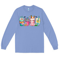 Colony Blue easter day coffee gnome Long Sleeve Tee - CowhideDigitalArt