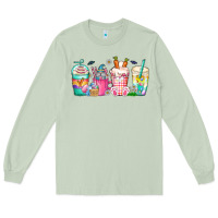 Matcha easter day coffee gnome Long Sleeve Tee - CowhideDigitalArt