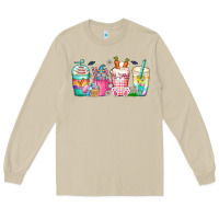 Mushroom easter day coffee gnome Long Sleeve Tee - CowhideDigitalArt