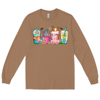 Toasted Coconut easter day coffee gnome Long Sleeve Tee - CowhideDigitalArt