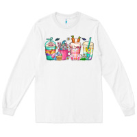 White easter day coffee gnome Long Sleeve Tee - CowhideDigitalArt