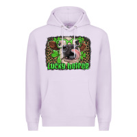 Lilac lucky heifer with glasses st patricks Premium Hoodie - Artiststas