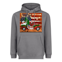 Storm christmas truck with american flag Heavyweight Hoodie - Jasminsmagicworld