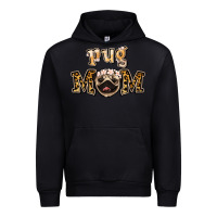 Black Pug Mom Urban Hoodie - Jasminsmagicworld
