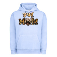 Pigment Grape Ice Pug Mom Urban Hoodie - Jasminsmagicworld