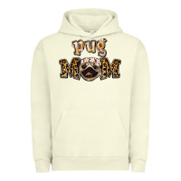 Pigment Pistachio Pug Mom Urban Hoodie - Jasminsmagicworld