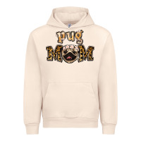 Sandshell Pug Mom Urban Hoodie - Jasminsmagicworld