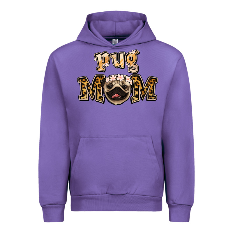 Pug Mom Urban Hoodie by Jasminsmagicworld | Teevron