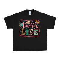 Black Teacher life leopard frame Urban Heavy Tee - LillyAllenDesigns