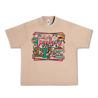 Burro Teacher life leopard frame Urban Heavy Tee - LillyAllenDesigns