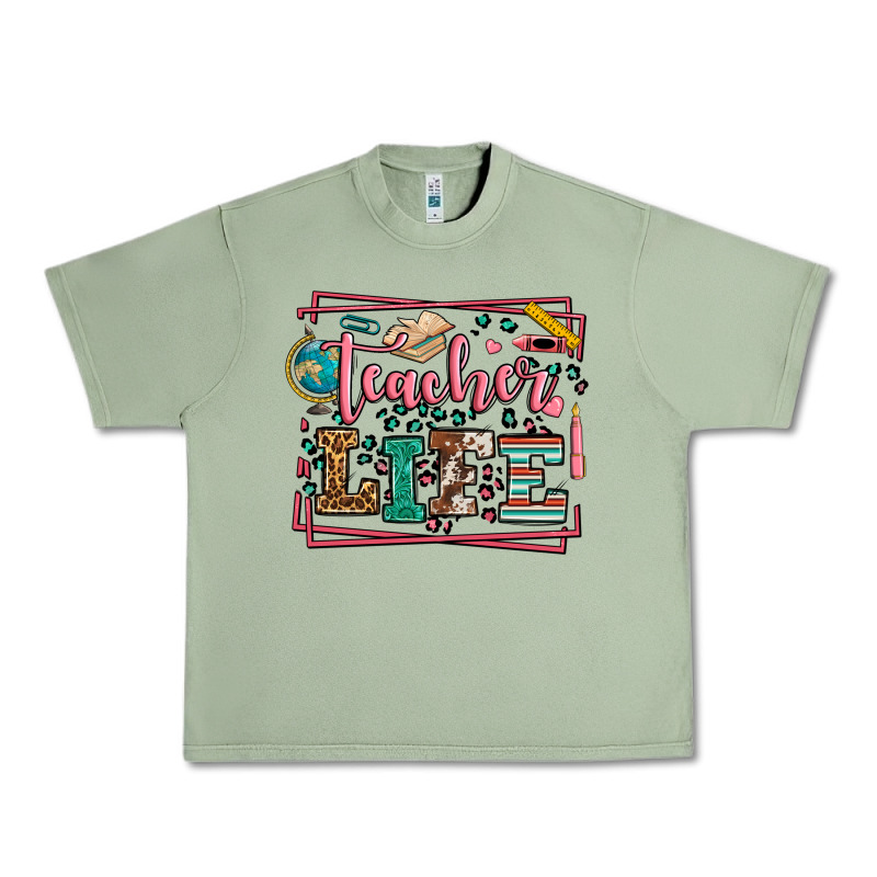 Teacher Life Leopard Frame Urban Heavy Tee by LillyAllenDesigns | Teevron