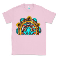 Bubblegum Pink western gemstones sunflowers rainbow Classic Tee - OliviaCreatesArt