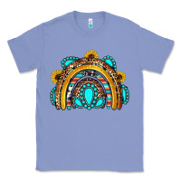 Colony Blue western gemstones sunflowers rainbow Classic Tee - OliviaCreatesArt