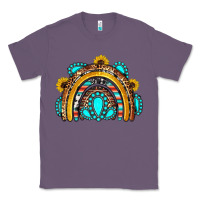Lavender western gemstones sunflowers rainbow Classic Tee - OliviaCreatesArt