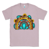 Lilac western gemstones sunflowers rainbow Classic Tee - OliviaCreatesArt