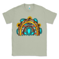 Matcha western gemstones sunflowers rainbow Classic Tee - OliviaCreatesArt