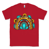 Red western gemstones sunflowers rainbow Classic Tee - OliviaCreatesArt