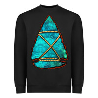 Black turquoise arrowhead Heavyweight Sweatshirt - Jasminsmagicworld