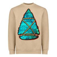 Turquoise Arrowhead Heavyweight Sweatshirt | Teevron