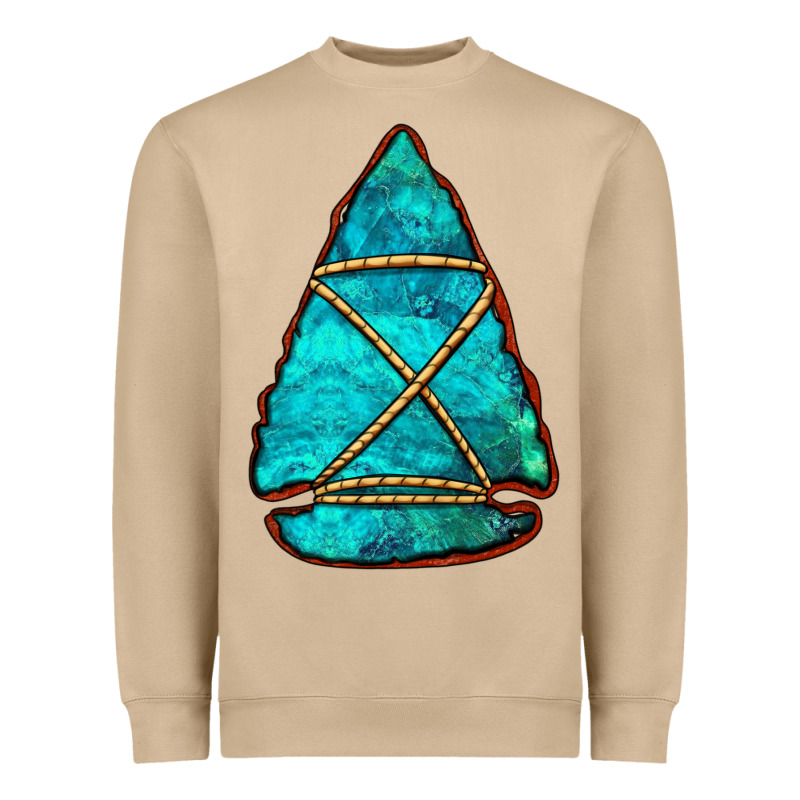 Turquoise Arrowhead Heavyweight Sweatshirt by Jasminsmagicworld | Teevron