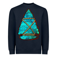 Navy turquoise arrowhead Heavyweight Sweatshirt - Jasminsmagicworld