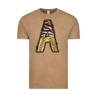 Vintage Coffee softball alphabet a Vintage Tee - CowhideDigitalArt