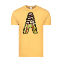 Vintage Mustard softball alphabet a Vintage Tee - CowhideDigitalArt