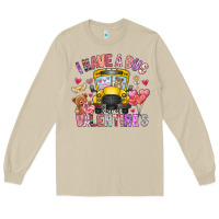 Mushroom i have a bus full of valentines Long Sleeve Tee - CowhideDigitalArt