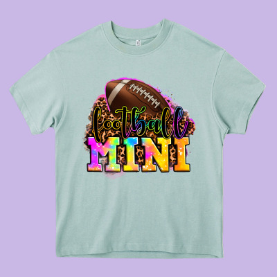 Football Mini Heavy Core Tee Designed By Oliviacreatesart
