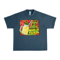 Midnight Navy life is short make it sweet Urban Heavy Tee - Jasminsmagicworld
