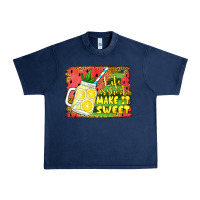Navy life is short make it sweet Urban Heavy Tee - Jasminsmagicworld