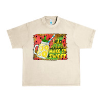 Sandshell life is short make it sweet Urban Heavy Tee - Jasminsmagicworld