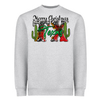 Heather Grey merry christmas tx texas Heavyweight Sweatshirt - Jasminsmagicworld