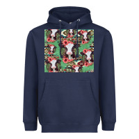 Navy baby cow floral aztec tumbler Heavyweight Hoodie - Jasminsmagicworld
