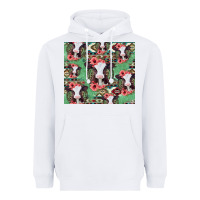 White baby cow floral aztec tumbler Heavyweight Hoodie - Jasminsmagicworld