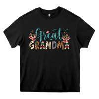 Black great grandma Heavy Core Tee - OliviaCreatesArt